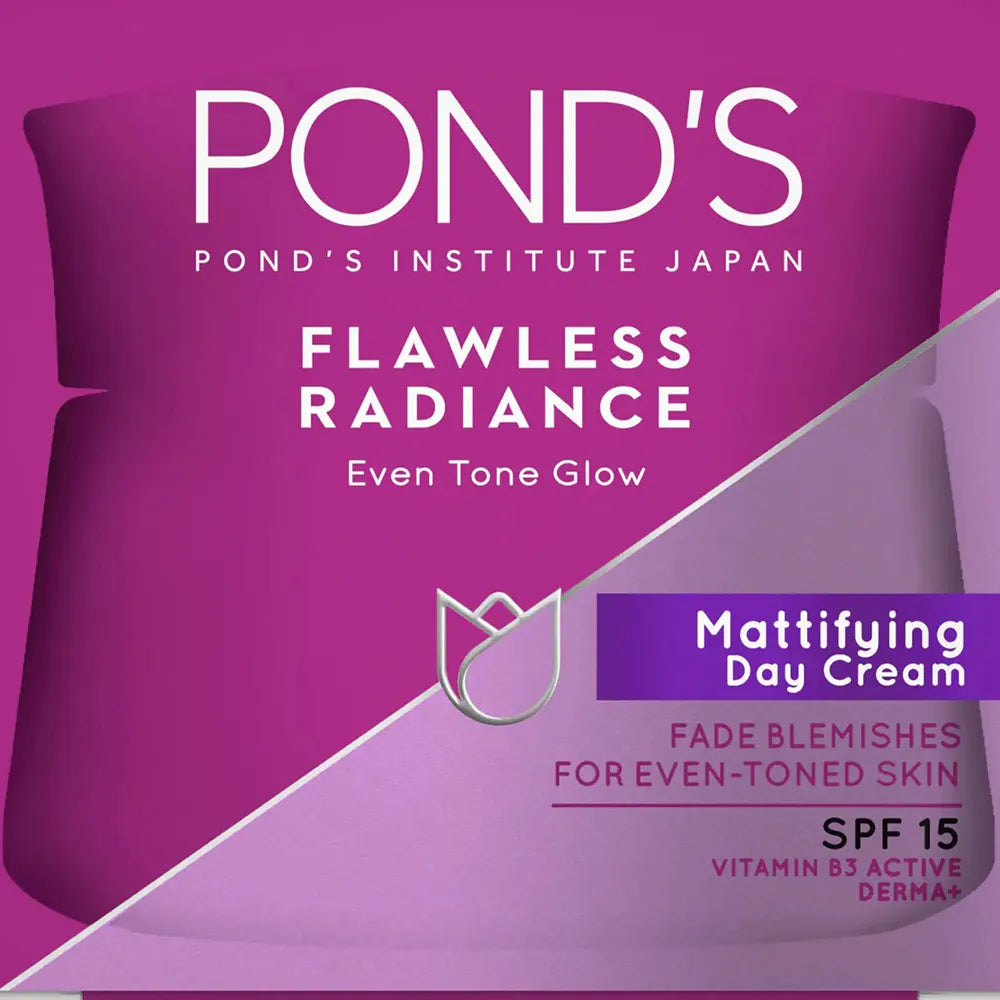 Pond's - Flawless Radiance - Mattifying Day Cream With SPF 15 - 50ml