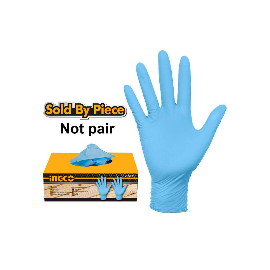 INGCO - Disposable nitrile gloves L HGNG02-L