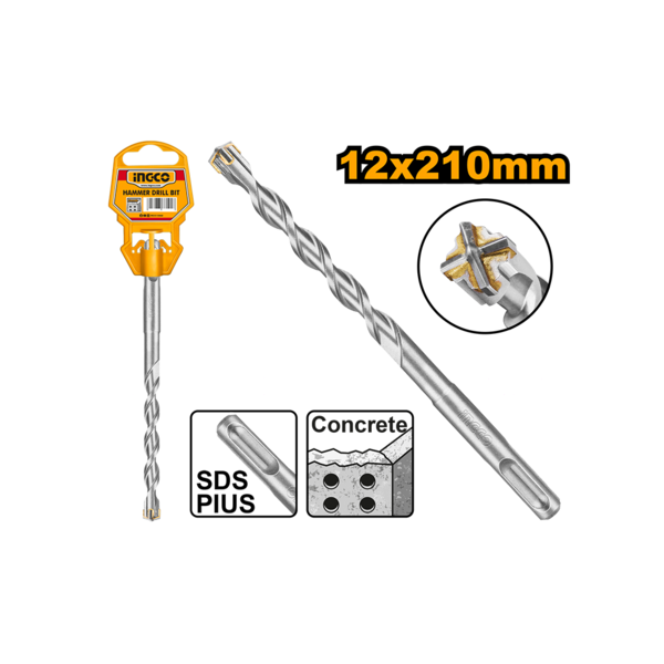 INGCO - SDS plus hammer drill 12*210mm DBH1211202C