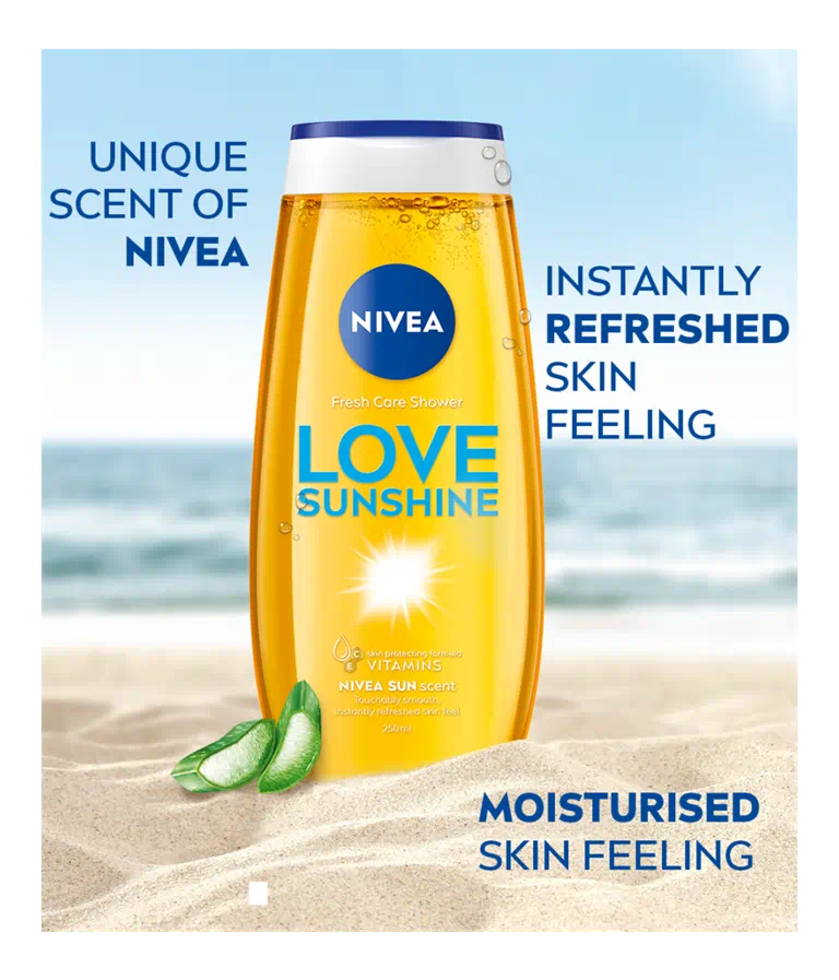 Nivea - Love Sunshine - Shower Gel - 250ml