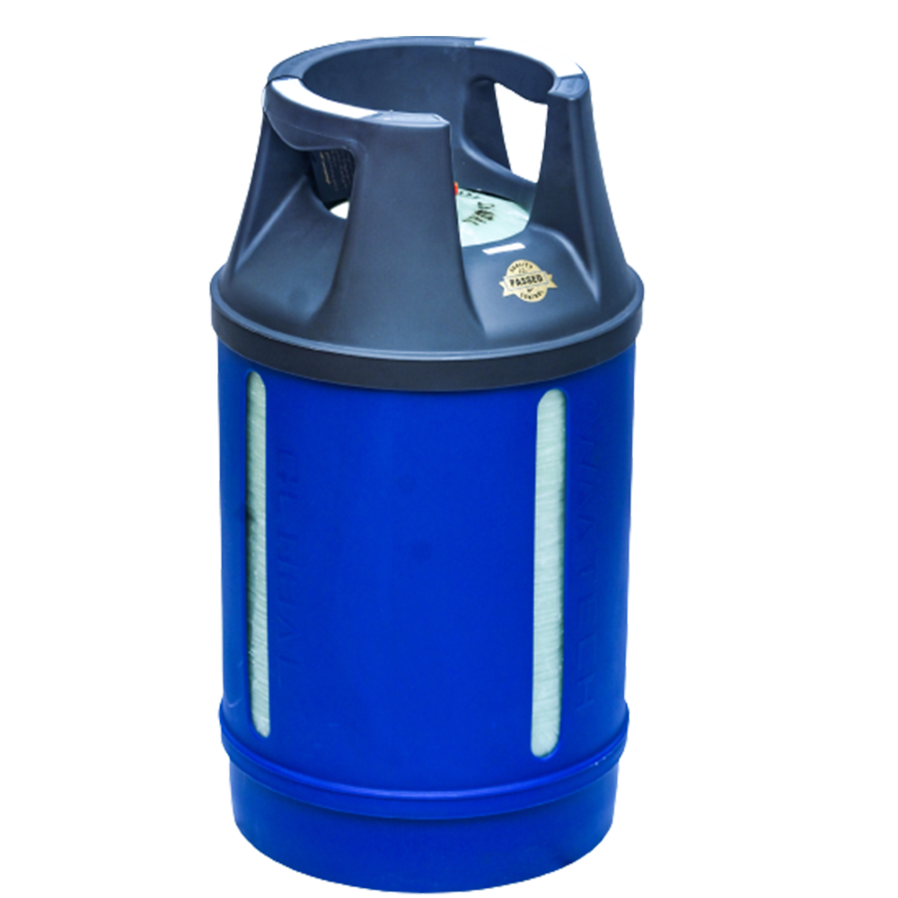 WAA technologies - Global - LPG Composite Cylinder - 10Kg - 22mm - Traditional Blue