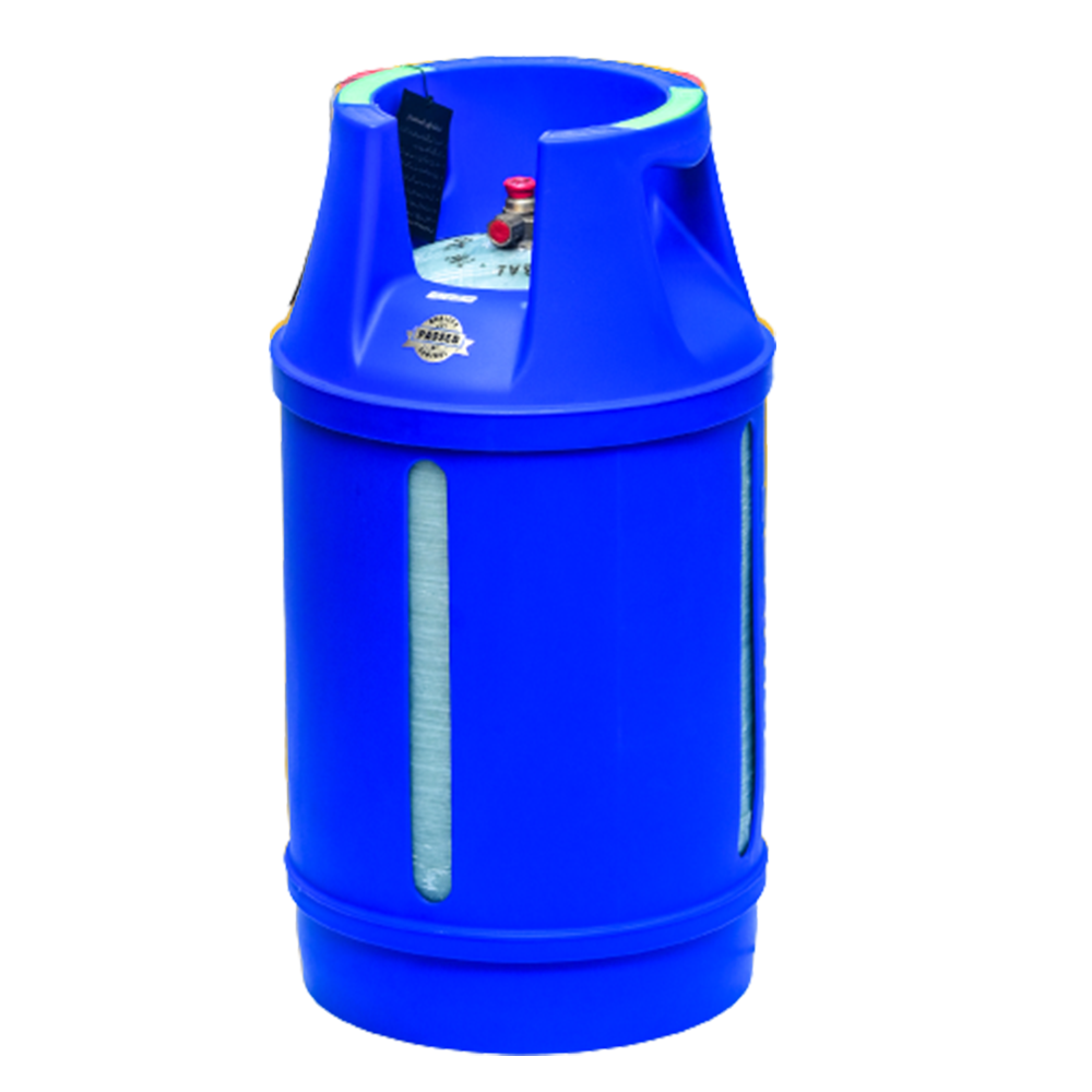 WAA technologies - Global - LPG Composite Cylinder - 10Kg - 22mm - Cerulean Blue