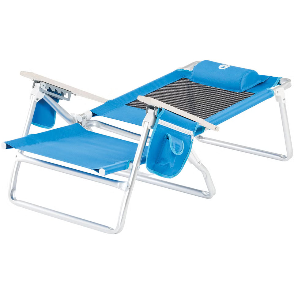 Coleman - Low Recliner Chair -Blue