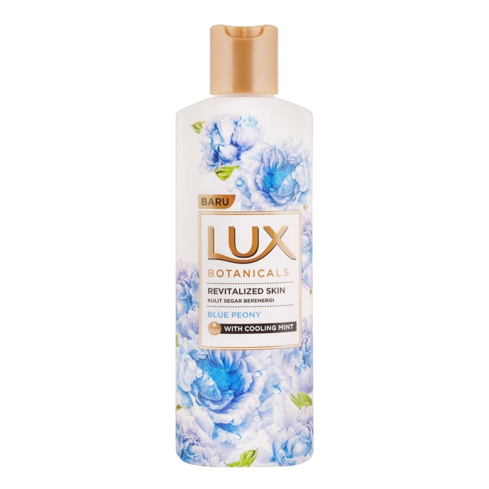 Lux Botanicals - Blue Peony - Body Wash - 250 ml (Imported) - Revitalized Skin - With Cooling Mint