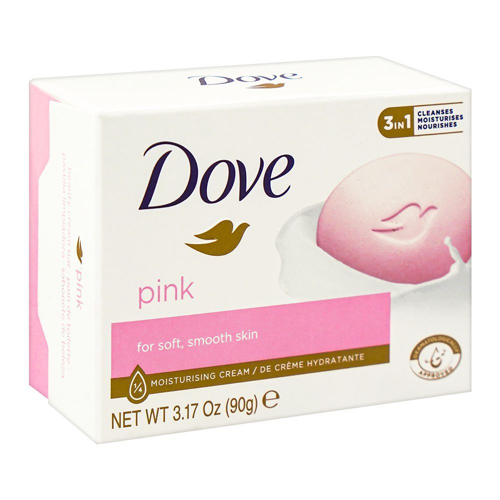 Dove Soap - Pink Moisturising - Cream Bar - Beauty Bar - 90g - Indonesia - For Soft Smooth Skin
