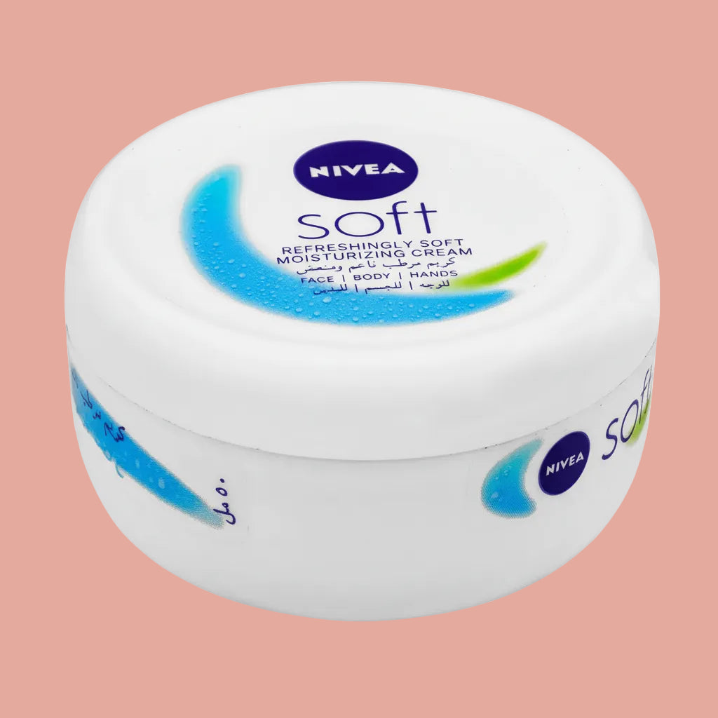 NIVEA - SOFT - Moisturizing Cream Jar - 50ml