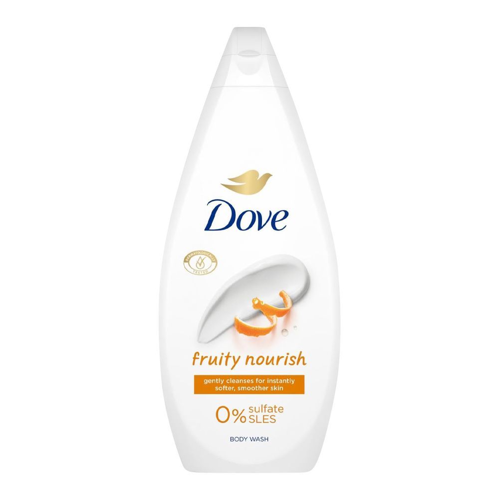 Dove - Fruity Nourish - Body Wash - For Softer, Smoother Skin - 0% Sulfate - 450ml