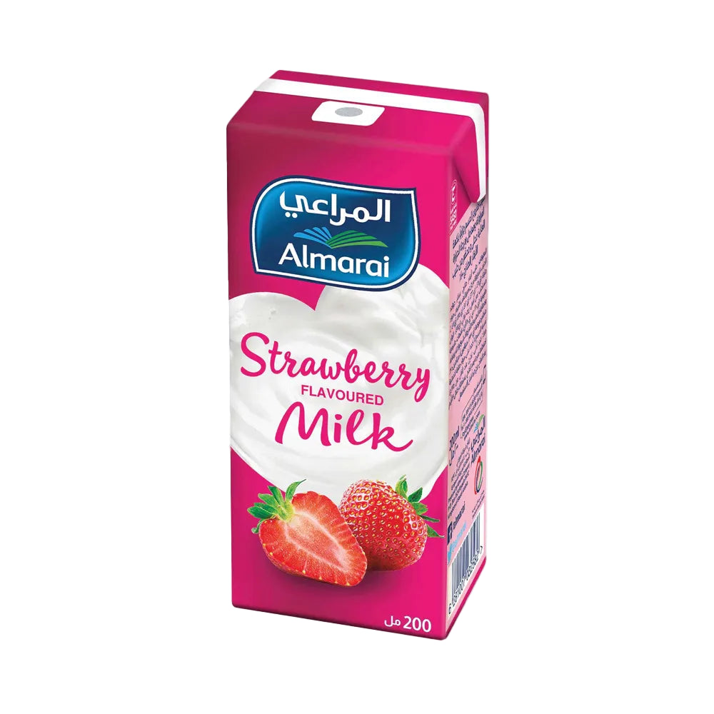 Almarai - STRAWBERRY MILK - 200ml Box - 18 Pack Carton