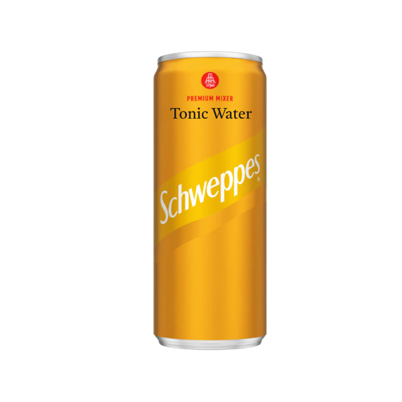 Schweppes - TONIC WATER - Premium Mixer - 300ml Can