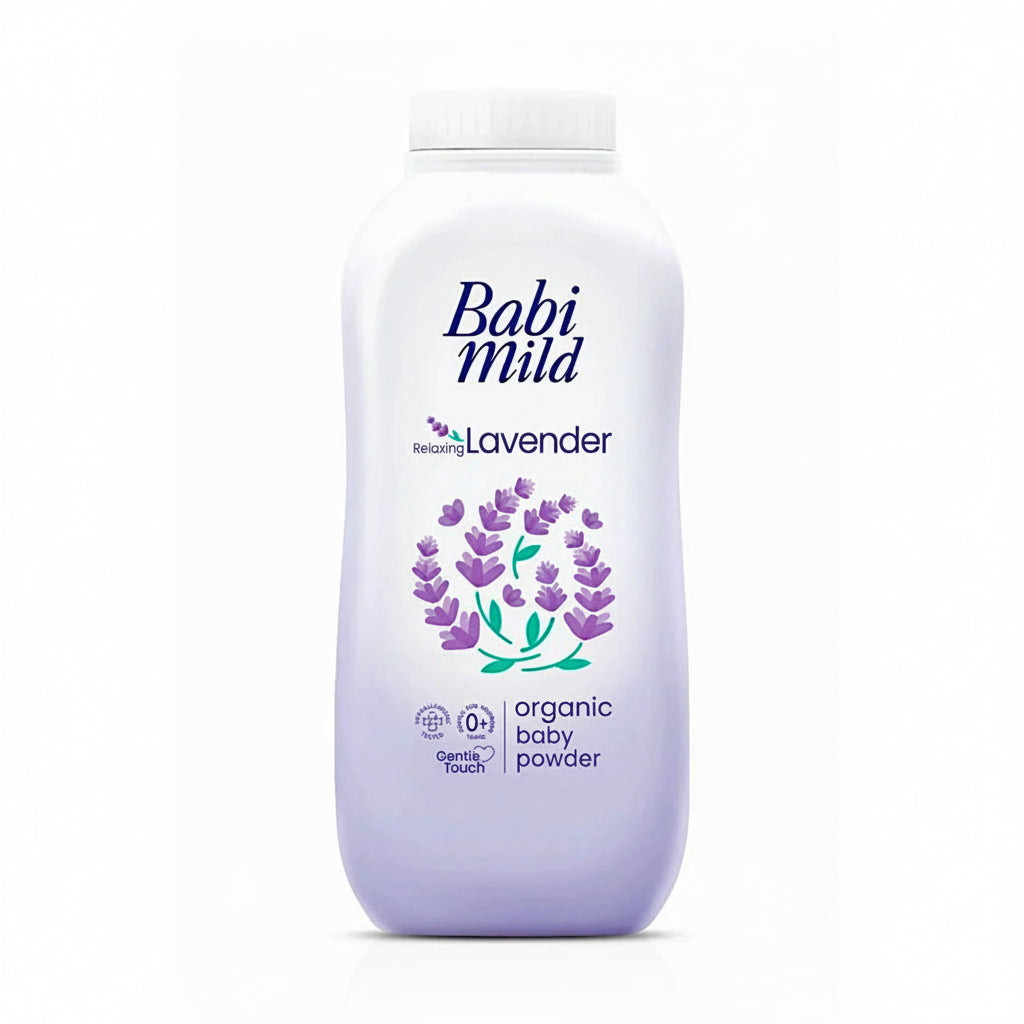 Babi mild - LAVENDER - organic baby powder - 350g