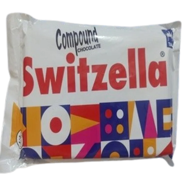 Taj Confectionary - SWITZELLA - Super Dark - 2KG - Compound Chocolate Bar