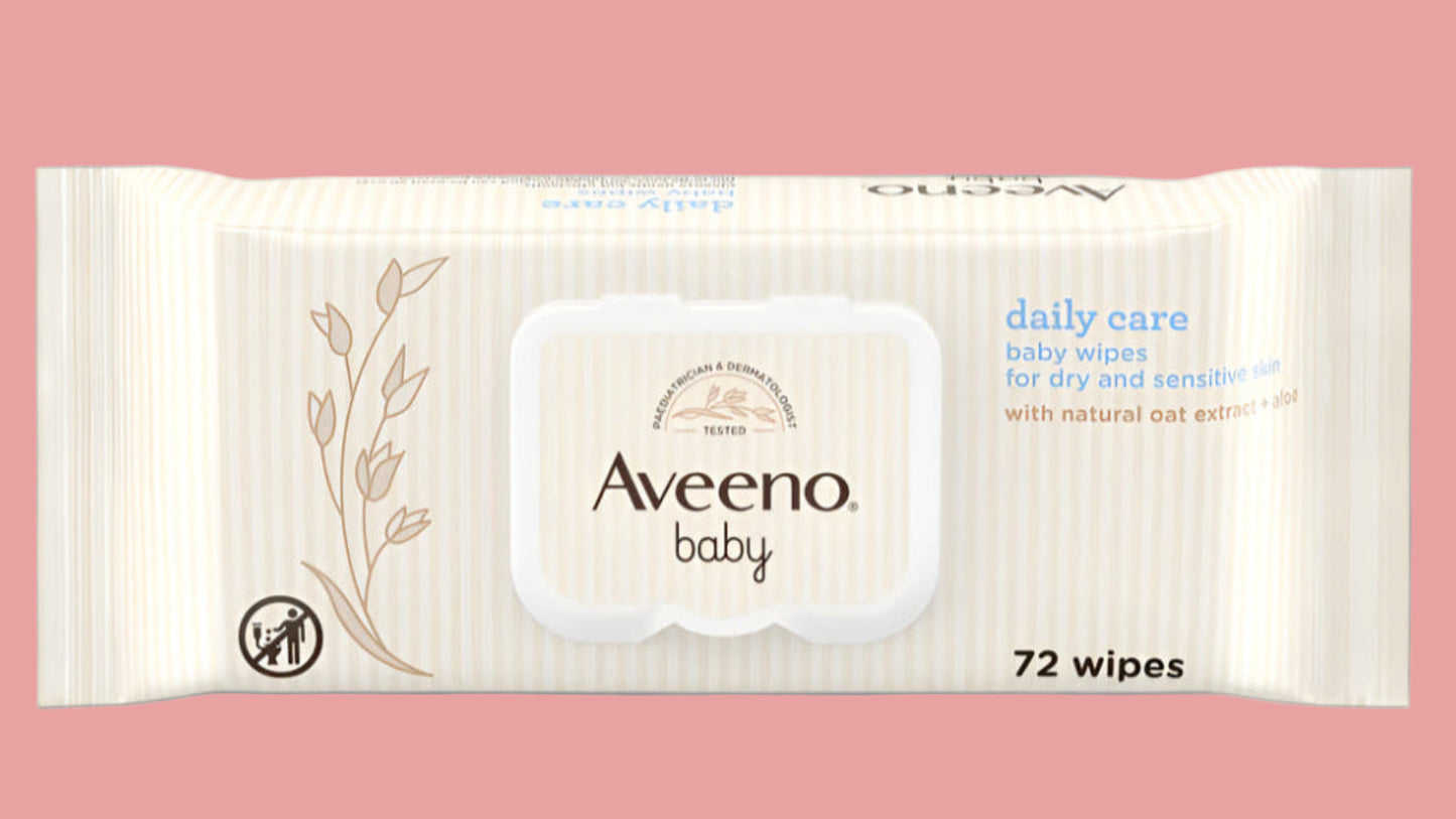 AVEENO - Baby Wipes - 72 Counts