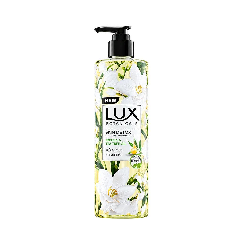 LUX - BODY WASH - Botanicals Skin Detox - Freesia & Tea Tree Oil - 450 ml
