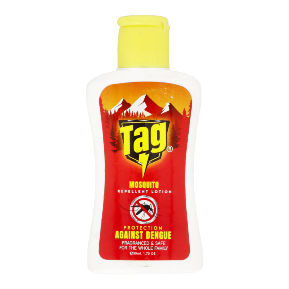 Tag - Mosquito Repellent Lotion - 50ml - Advanced Skin Moisturizer - Pack of 12