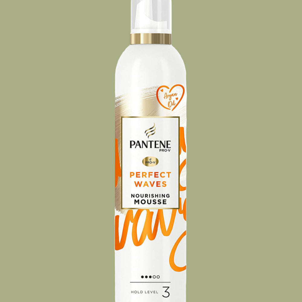 PANTENE - PERFECT WAVES - Nourishing Mousse - Hold Level 3 - Hair Spray - 200ml