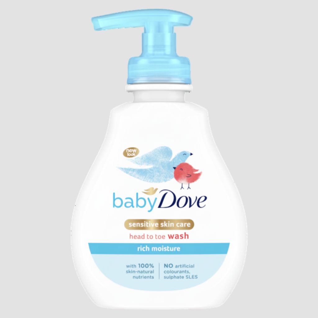 BABY DOVE - Sensitive Skin Care - Head to Toe Wash - Rich Moisture - 400ml