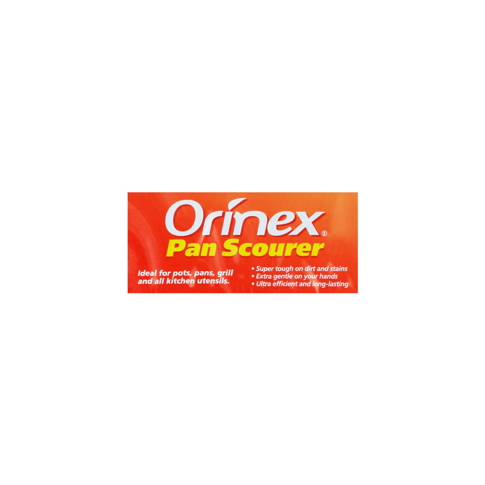 Orinex - Pan Scourer - Cleaning - Wire / Mesh Pad - 3-Pack - Tough Grease Scouring