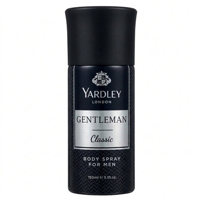 YARDLEY London - Body Spray for Men - GENTLEMAN Classic - 150ml