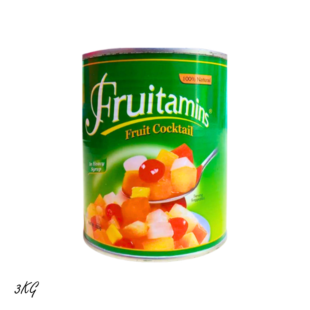 Fruitamins - Canned Fruit Cocktail - 3kg - Imported From Thailand - 1 CTN (6 Pcs)