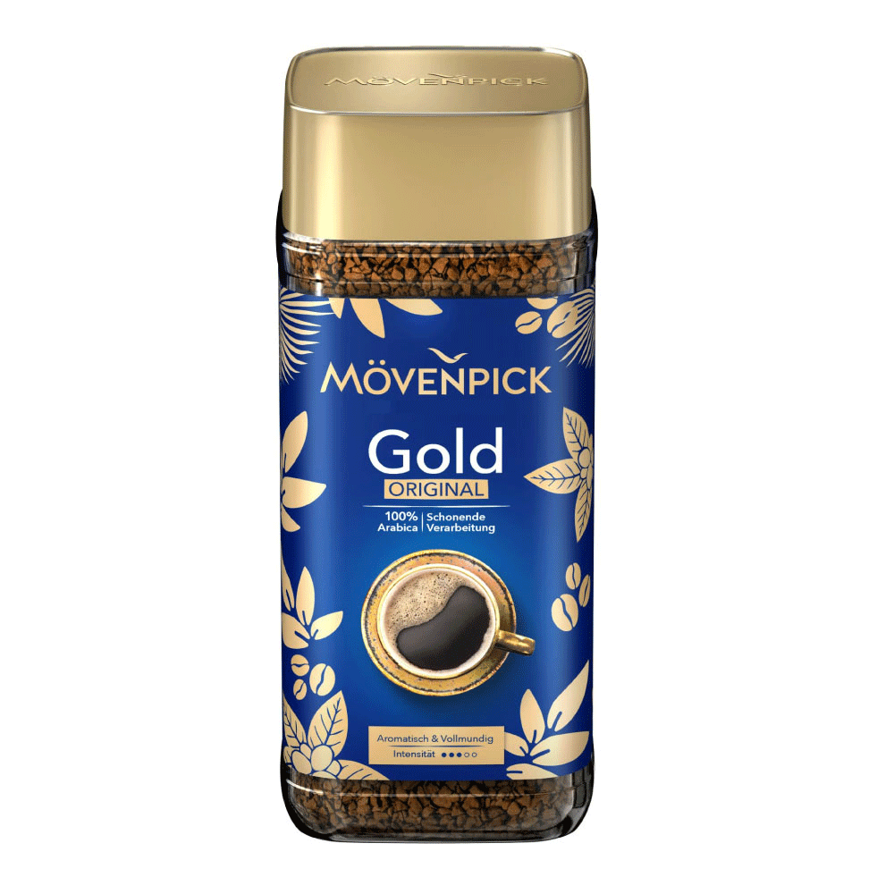 MOVENPICK - GOLD ORIGINAL COFFEE - 100 g - Crtn / 24 Each