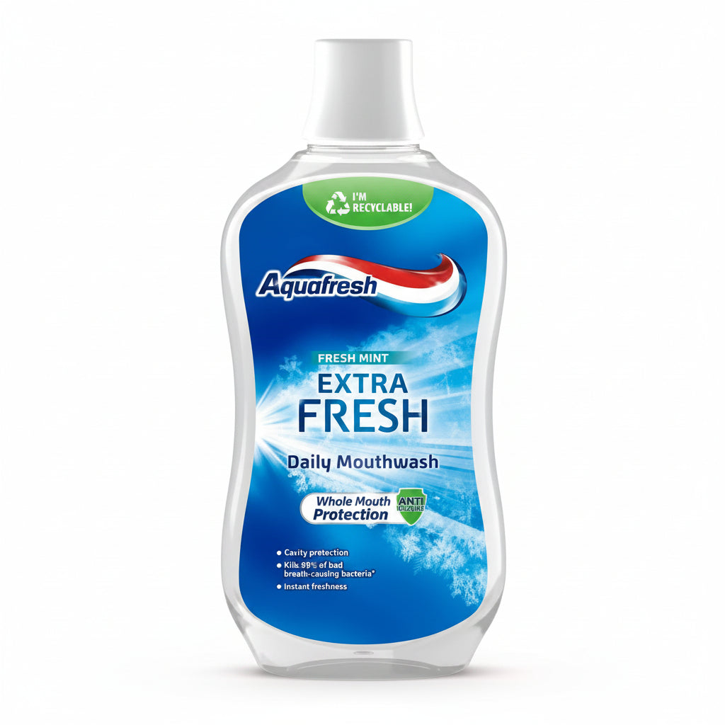 Aquafresh - EXTRA FRESH - Daily Mouthwash - 500ml