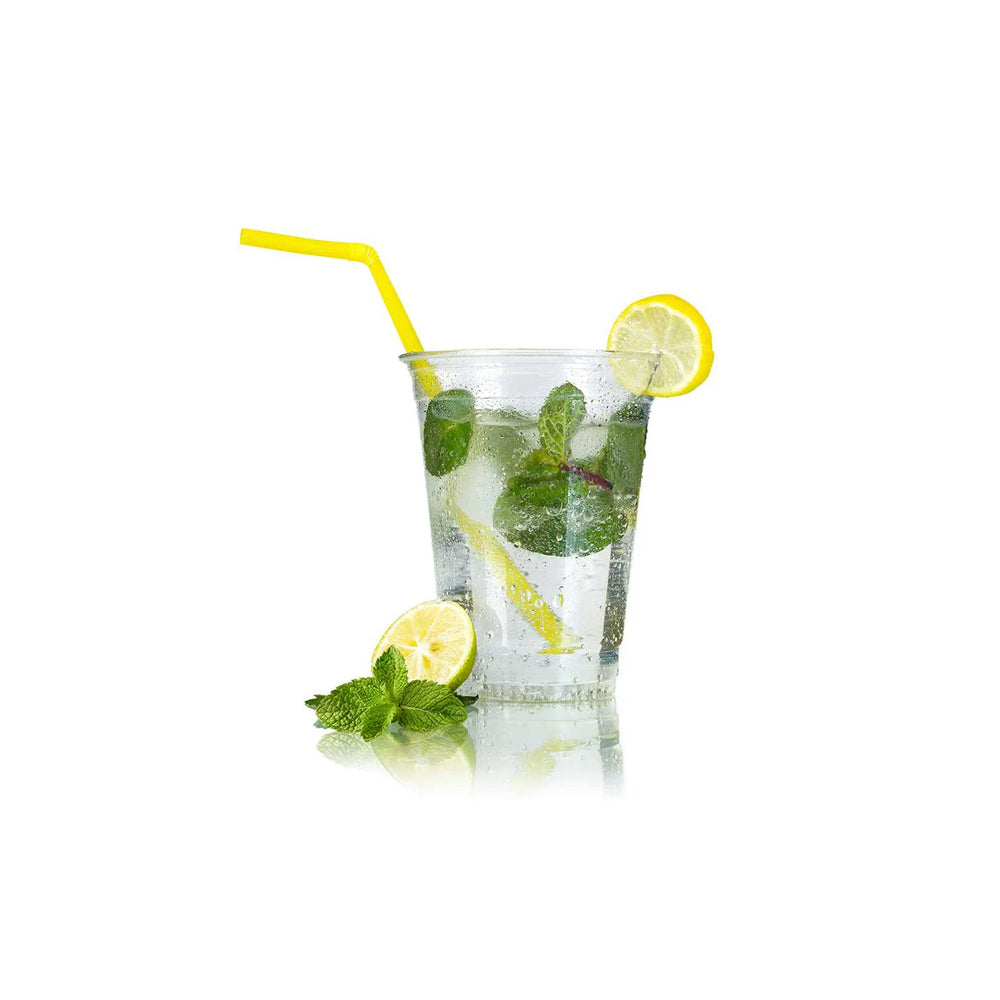 Orinex - Clear Party Cups - Disposables - Plastic Cups - 24-Pack (18oz / 532ml) - Heavy Cold Drink Cups