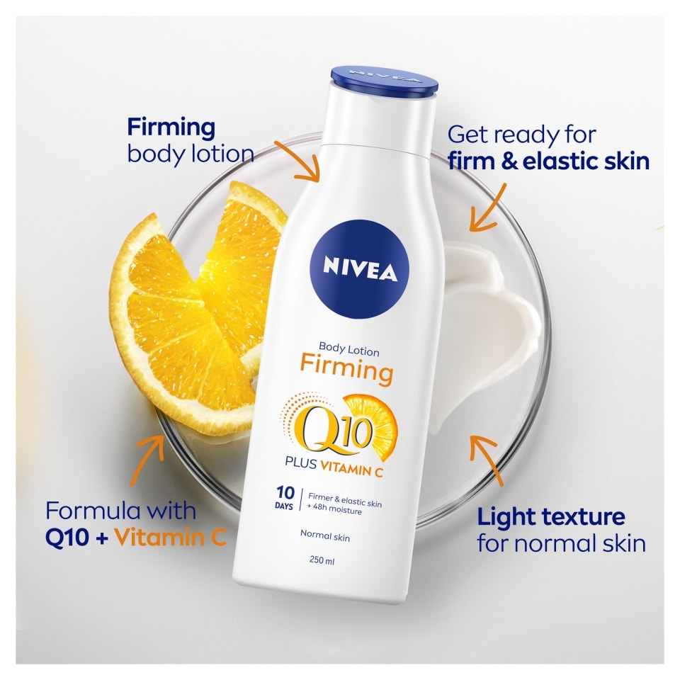 Nivea - Firming Body Lotion - Q10 Plus Vitamin C - For Normal Skin - 250ml