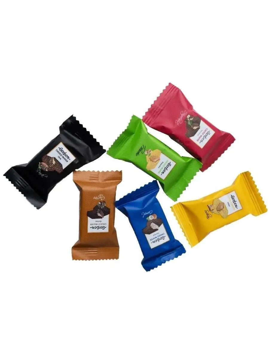 Sorbon - Mini Chocolate Cone - Chocowafer - 8 Flavours - Dubai - 350g