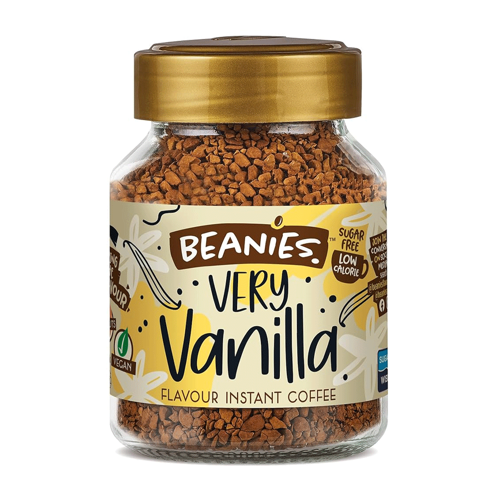 Beanies - Very Vanilla Flavour - Instant Coffee - 50g