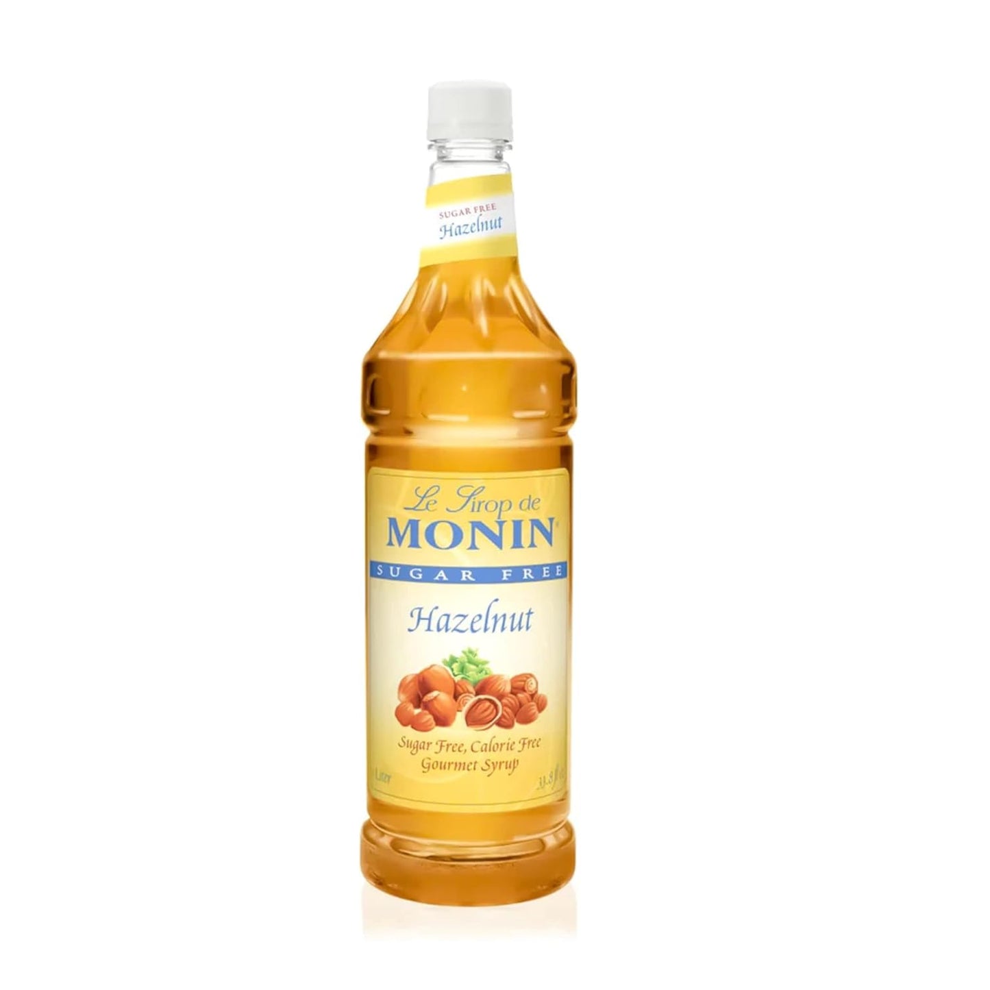 Monin - Hazelnut Sugar Free Syrup - 1 Liter - Le Sirop De Monin