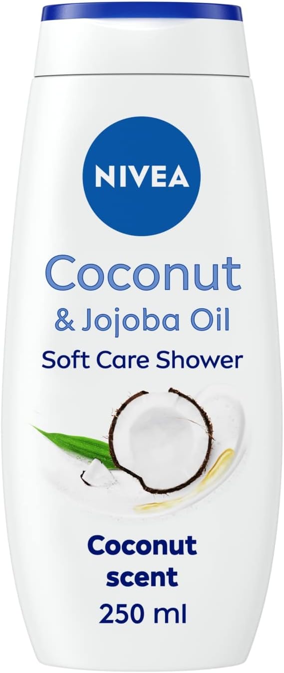 NIVEA - Caring Shower Cream - Coconut & Jojoba Oil - 250ml