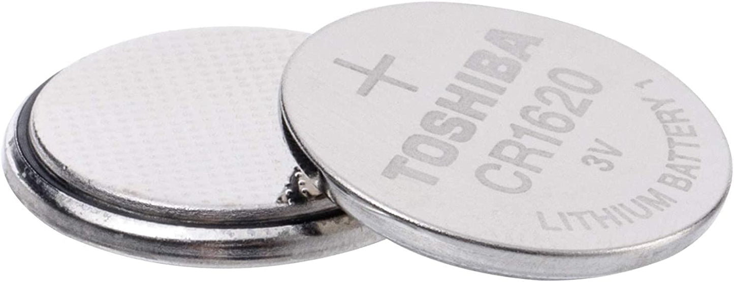 Toshiba - CR1620 3V - Lithium Coin Cell Battery - Pack of 5