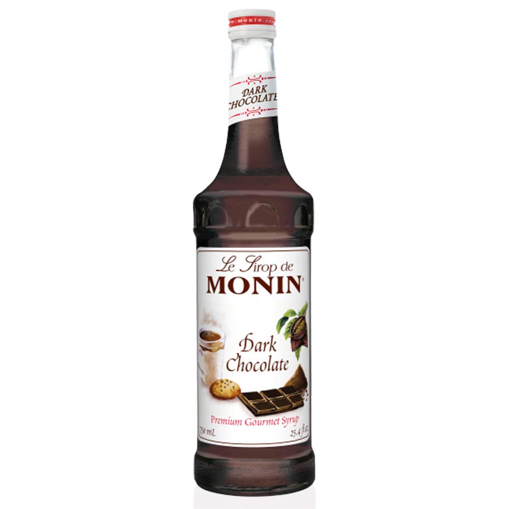 Monin - Dark Chocolate Syrup - 1 Liter - Le Sirop De Monin
