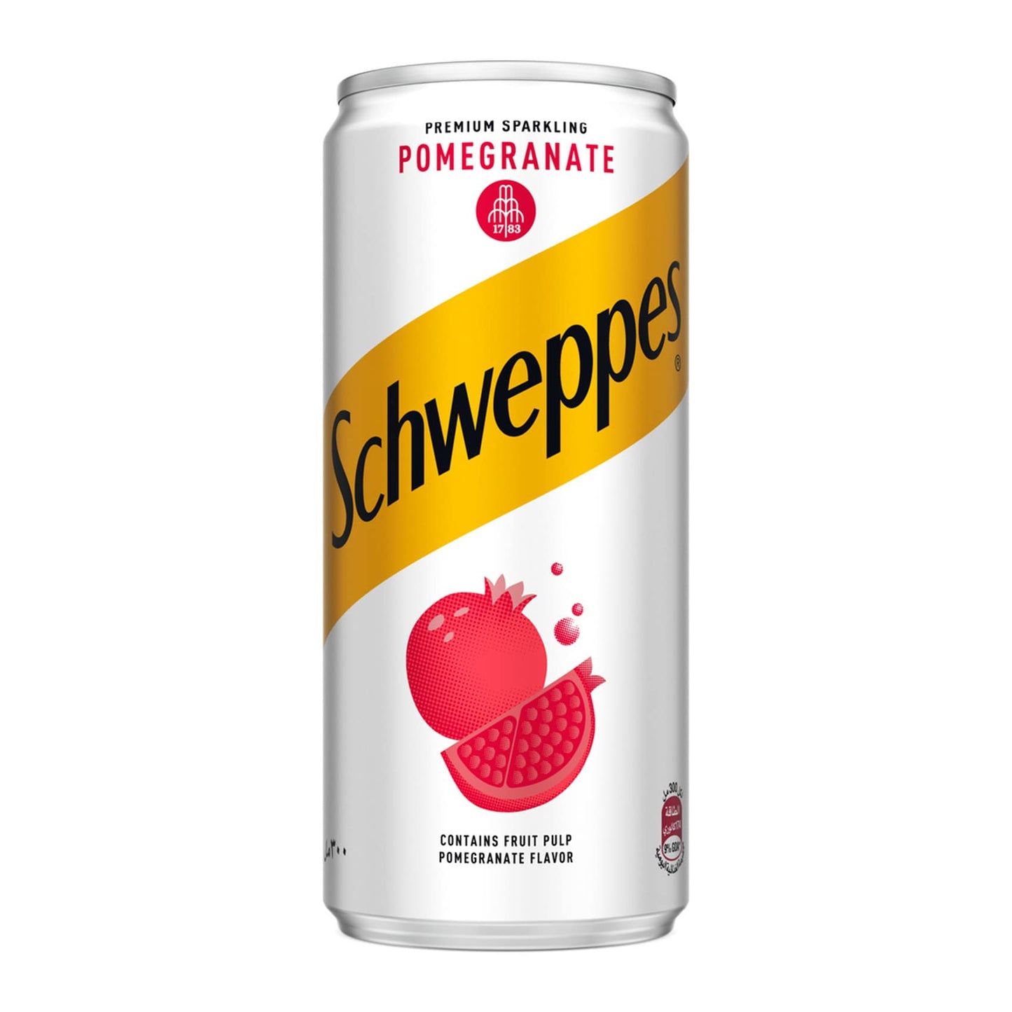 Schweppes - POMEGRANATE - Premium Mixer - 240ml Can