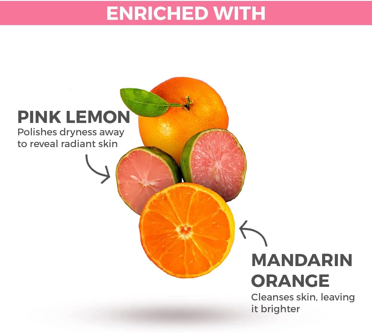 ST. Ives - Pink Lemon and Mandarin Orange - Radiant Skin Exfoliating Shower Gel Body Wash - 650 ml / 22 Fl. Oz