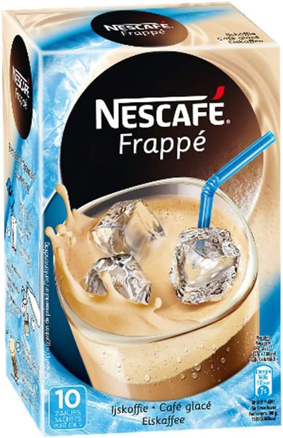 Nescafe Gold - Frappe Iced Coffee - Instant Coffee Beverage - 10 Sticks - 133G
