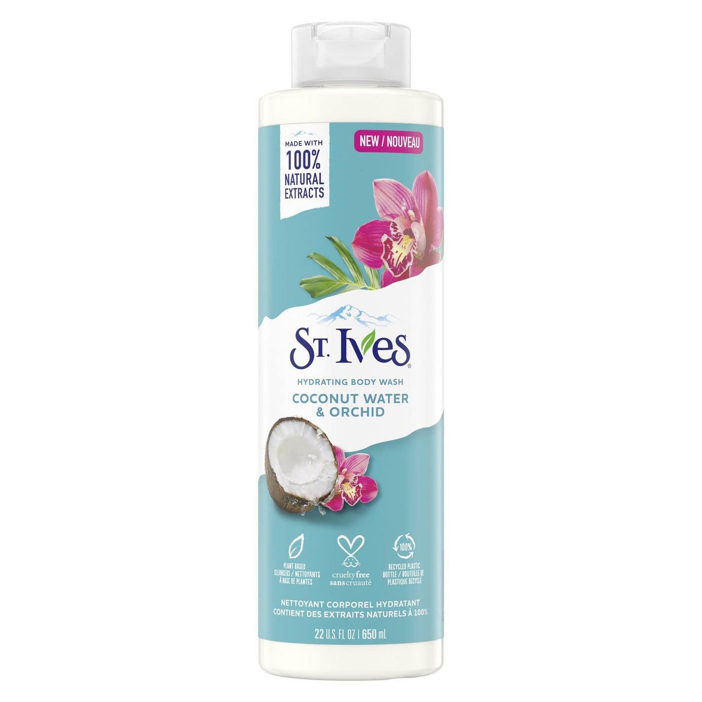 St. Ives - Coconut Water & Orchid - Hydrating Body Wash - 650 ml / 22oz