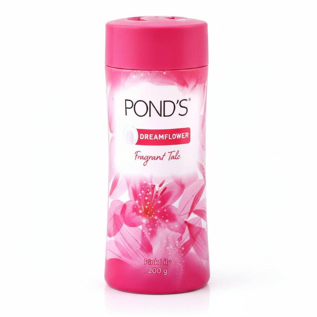 POND'S - FRAGRANT TALC - DREAM FLOWER - PINK LILY - 200gm