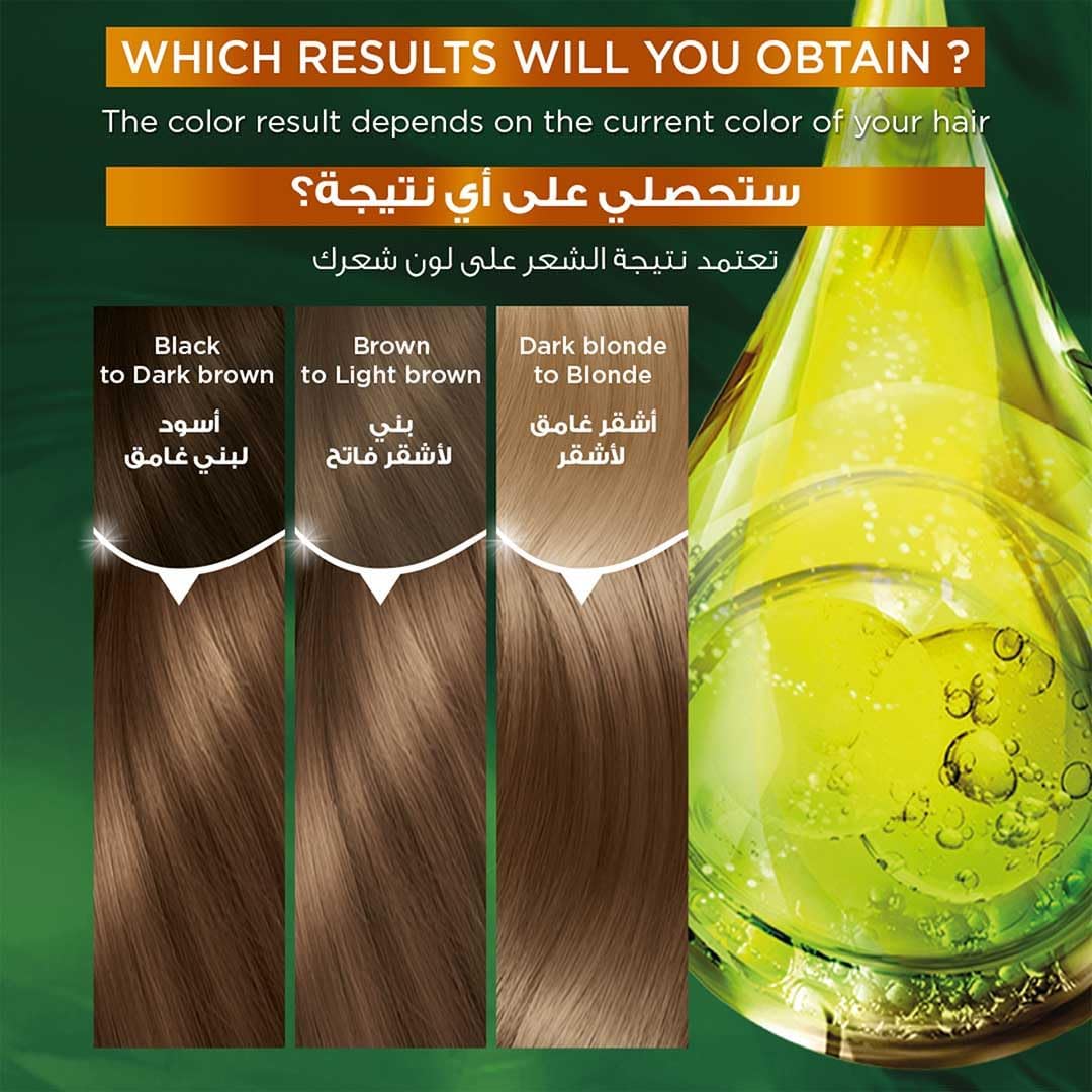 GARNIER - HAIR COLOR - Naturals Creme - 3 DARK BROWN - Chantain Fonce - 110ml (Imported)