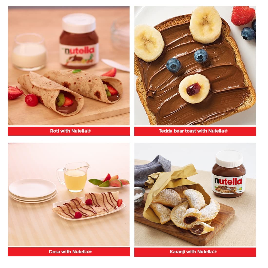 Nutella - Hazelnut Cocoa Spread - 350g Bottle