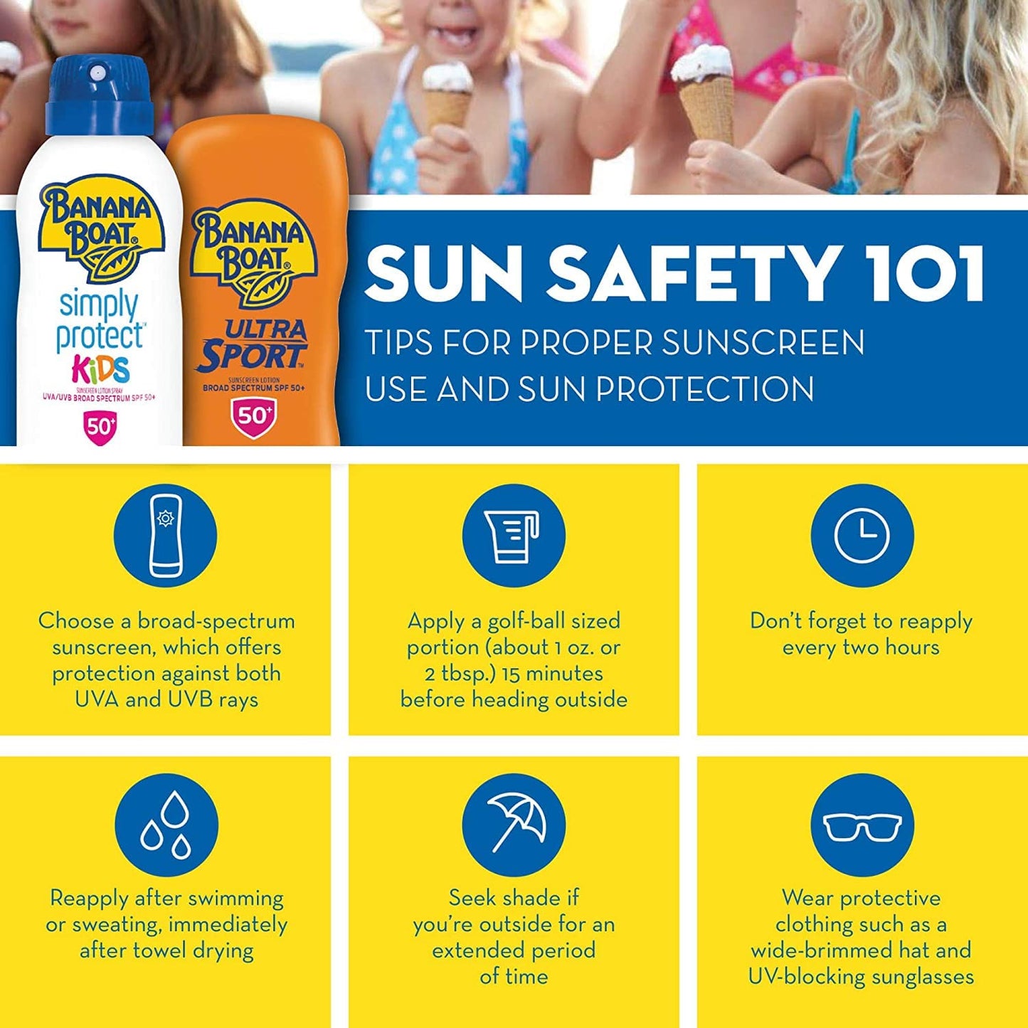 Banana Boat - Kids Max - Protect & Play - Broad Spectrum Sunscreen - SPF 100 - 4Oz/118Ml