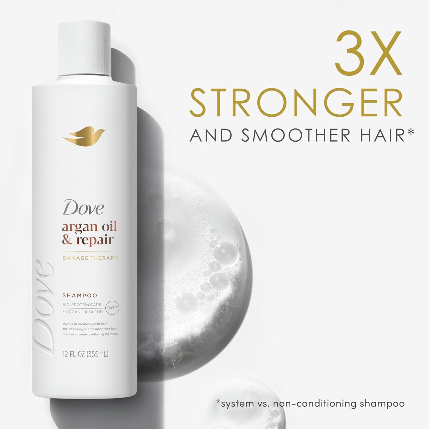 Dove - Damage Therapy - Argan Oil & Repair Shampoo - 355ML