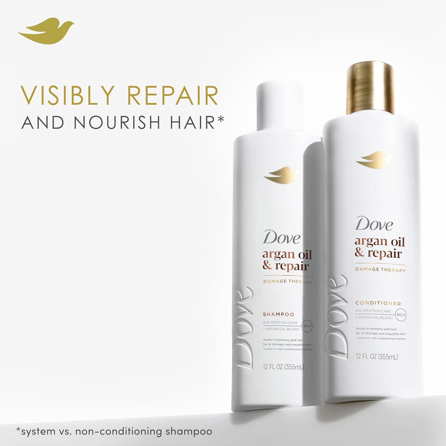 Dove - Damage Therapy - Argan Oil & Repair Shampoo - 355ML