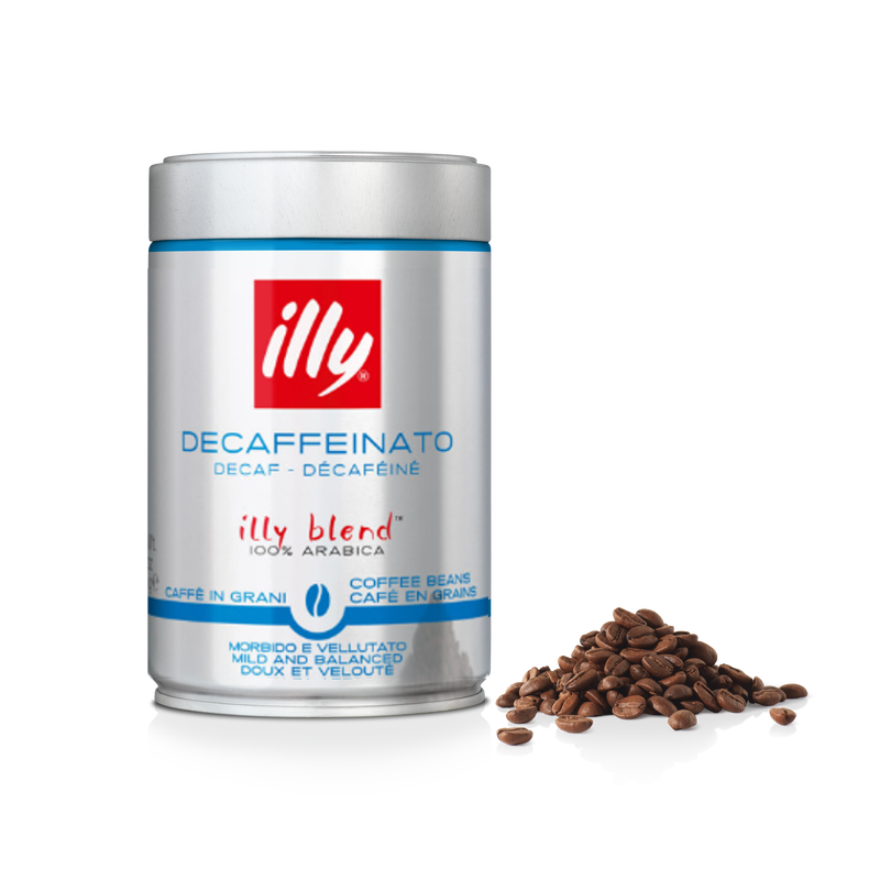 Illy - DECAFFEINATO - Roast Coffee - Whole Beans - 250 gm