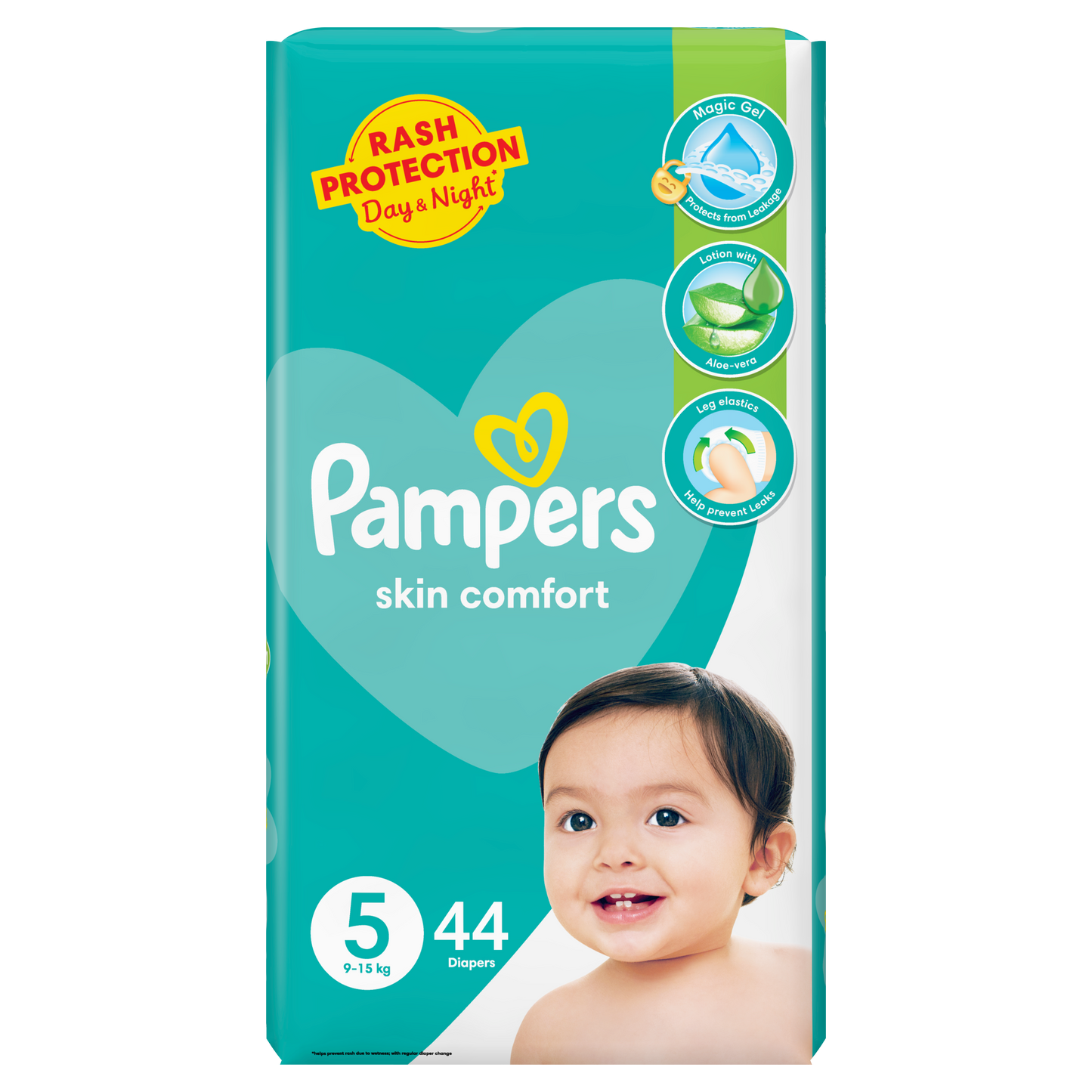 Pampers - Diaper - Jumbo Pack - Junior Size 5 - 44 Count