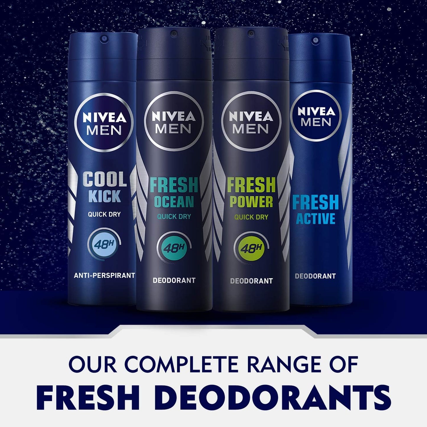 Nivea Men - Cool Kick - Anti-Perspirant - Deodorant - Spray - 150ML