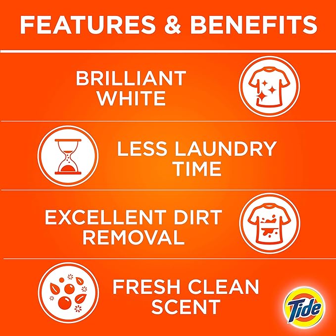Tide - Detergent Powder - Automatic - Original Scent - 2.5Kg