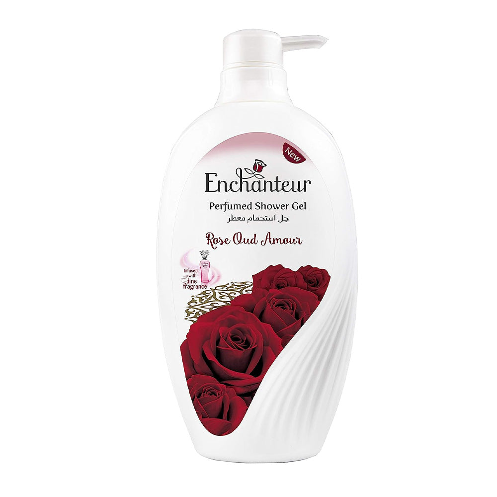 Enchanteur - Perfumed Shower Gel – ROSE OUD AMOUR - 550ml