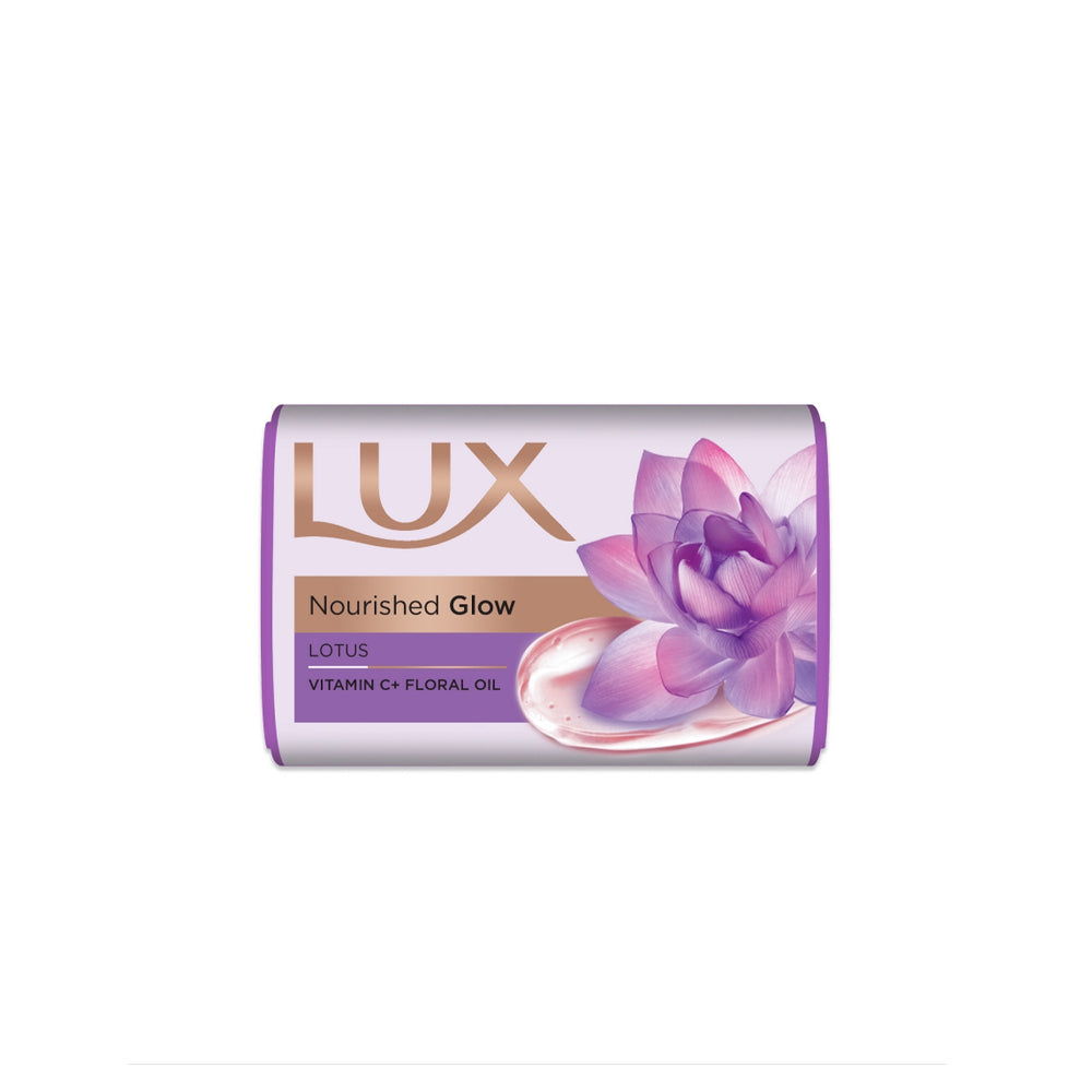 Lux - Nourished Glow - Lotus - Vitamin C + Floral Oil - Soap - 128 Gm (Pack of 6)