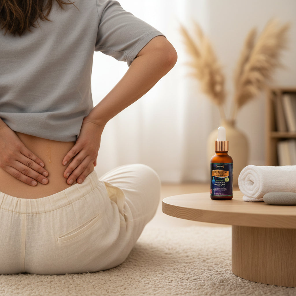 Hemani Shifa Relief Oil packaging and bottle on a white background